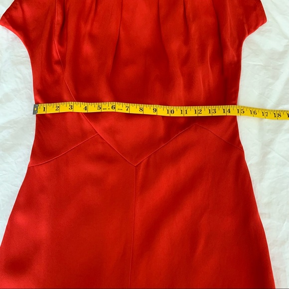 Reiss Tara Crossover Back Mini Dress in Red - Picture 9 of 16
